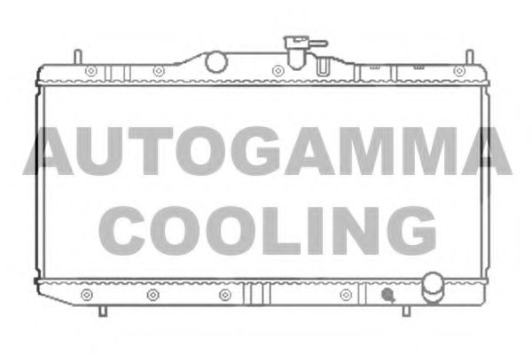 AUTOGAMMA 102352 Радиатор охлаждения двигателя AUTOGAMMA для TOYOTA