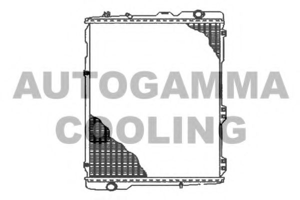 AUTOGAMMA 102524 Радиатор охлаждения двигателя для AUDI COUPE