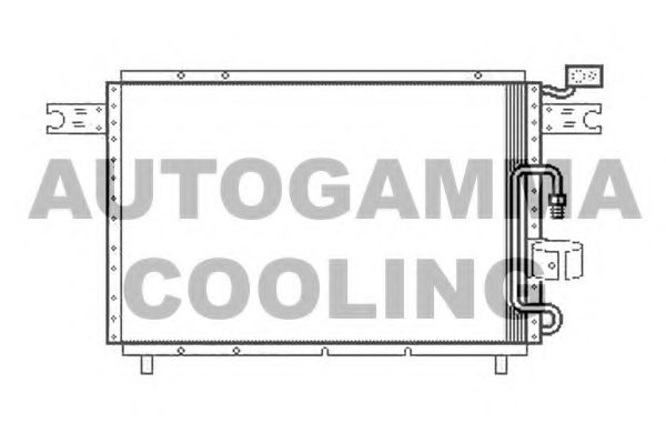 AUTOGAMMA 102741 Конденсатор, кондиционер 