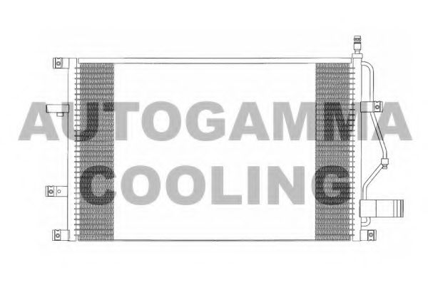 AUTOGAMMA 102835 Радиатор кондиционера для VOLVO C70