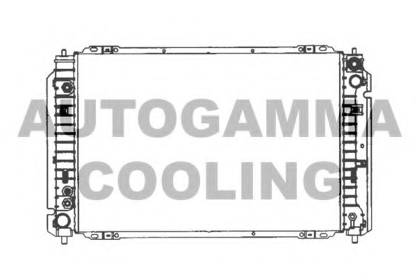 AUTOGAMMA 103076 Радиатор охлаждения двигателя для FORD ESCAPE