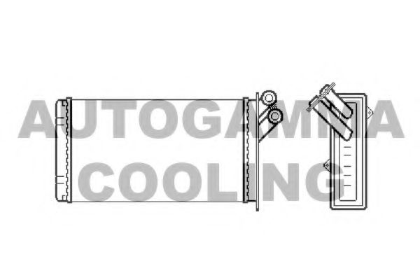 AUTOGAMMA 103117 Радиатор печки для CITROËN C3