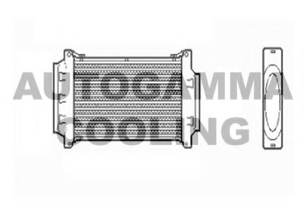 AUTOGAMMA 103203 Интеркулер для MINI