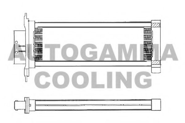 AUTOGAMMA 103248 Радиатор печки для RENAULT GRAN TOUR