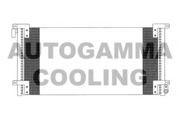AUTOGAMMA 103253 Радиатор кондиционера для IVECO