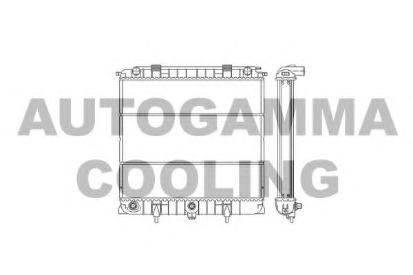 AUTOGAMMA 103269 Радиатор охлаждения двигателя для LAND ROVER RANGE ROVER