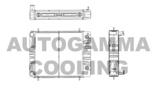 AUTOGAMMA 103361 Радиатор охлаждения двигателя для LAND ROVER DISCOVERY