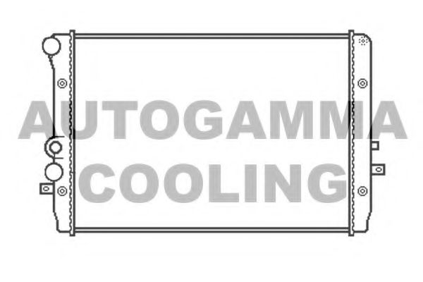 AUTOGAMMA 103365 Радиатор охлаждения двигателя для SEAT