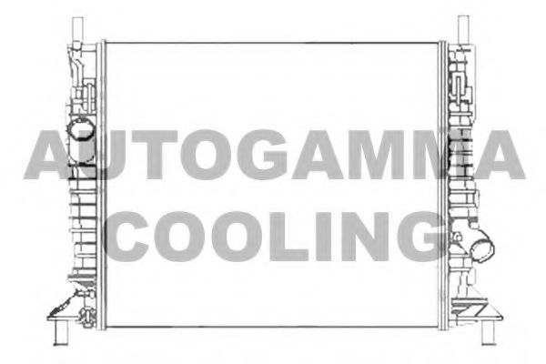 AUTOGAMMA 103422 Радиатор охлаждения двигателя для FORD C-MAX