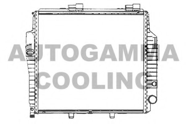 AUTOGAMMA 103470 Радиатор охлаждения двигателя для CHRYSLER