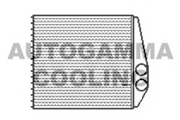 AUTOGAMMA 103509 Радиатор печки для OPEL TIGRA