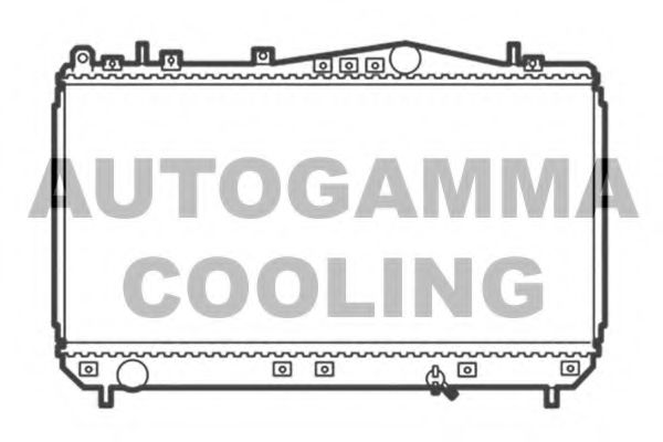 AUTOGAMMA 103650 Радиатор охлаждения двигателя AUTOGAMMA для CHEVROLET