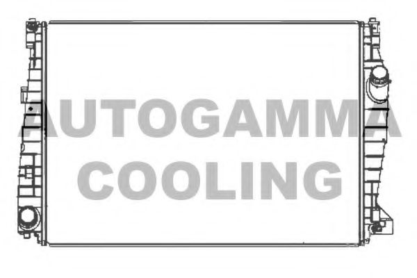 AUTOGAMMA 103715 Радиатор охлаждения двигателя AUTOGAMMA для ALFA ROMEO
