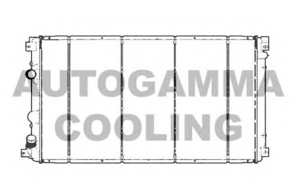 AUTOGAMMA 103738 Радиатор охлаждения двигателя для OPEL MOVANO