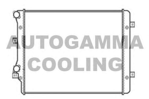 AUTOGAMMA 103846 Радиатор охлаждения двигателя AUTOGAMMA для AUDI TT
