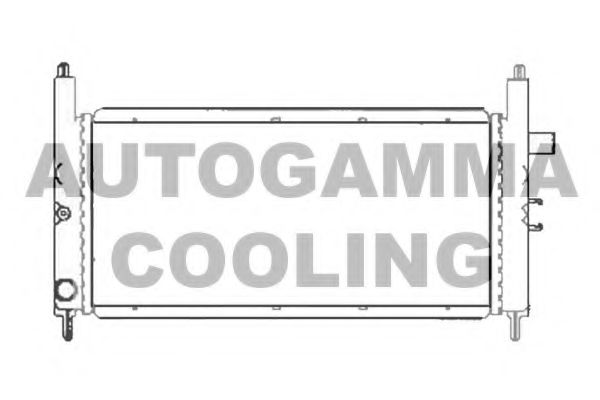 AUTOGAMMA 103871 Радиатор охлаждения двигателя для ROVER 100