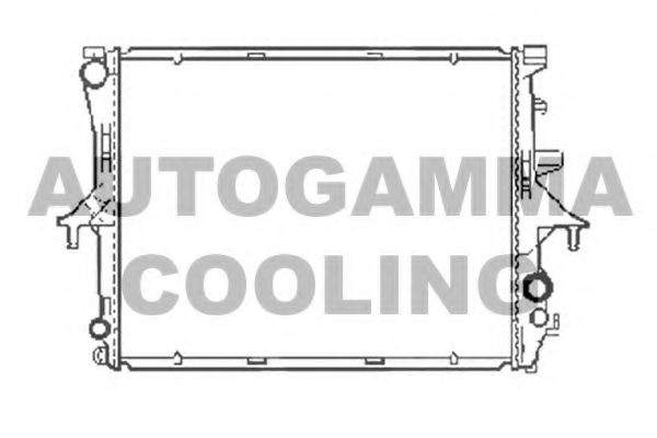 AUTOGAMMA 103942 Радиатор охлаждения двигателя для VOLKSWAGEN TOUAREG