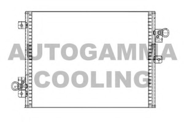 AUTOGAMMA 104109 Радиатор кондиционера для PORSCHE