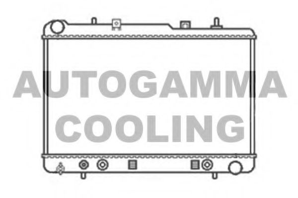 AUTOGAMMA 104131 Радиатор охлаждения двигателя для DAEWOO MUSSO