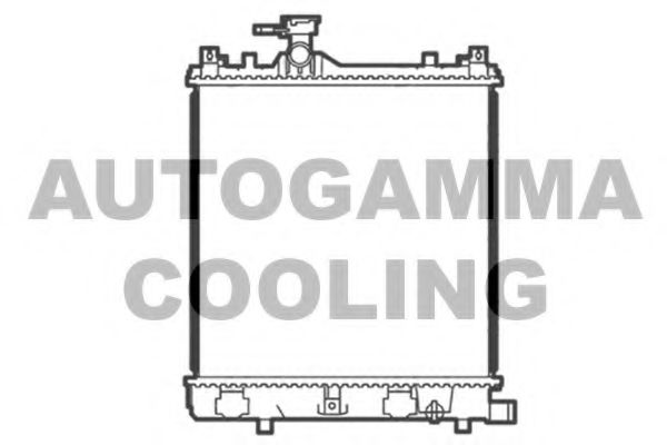 AUTOGAMMA 104132 Радиатор охлаждения двигателя для SUZUKI WAGON
