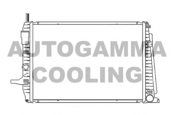 AUTOGAMMA 104137 Радиатор охлаждения двигателя для FORD SCORPIO
