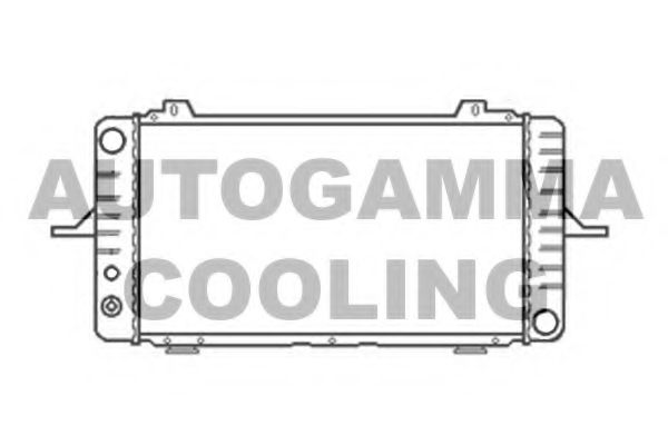 AUTOGAMMA 104145 Радиатор охлаждения двигателя для FORD ESCORT