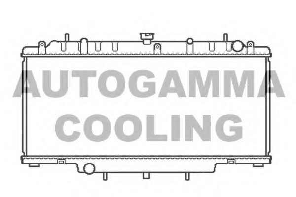 AUTOGAMMA 104157 Радиатор охлаждения двигателя для NISSAN PATROL