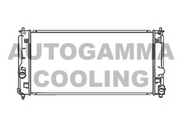 AUTOGAMMA 104193 Радиатор охлаждения двигателя для TOYOTA CELICA