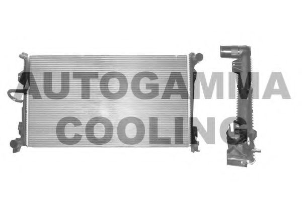 AUTOGAMMA 104253 Радиатор охлаждения двигателя AUTOGAMMA для CHRYSLER