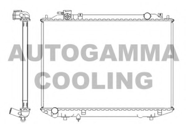 AUTOGAMMA 104415 Радиатор охлаждения двигателя для FORD RANGER