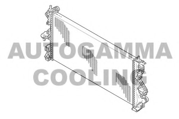 AUTOGAMMA 104592 Радиатор охлаждения двигателя для PEUGEOT BOXER