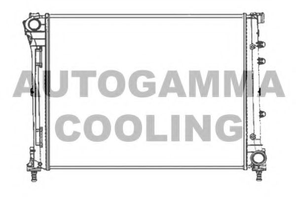 AUTOGAMMA 104619 Радиатор охлаждения двигателя для FORD KA