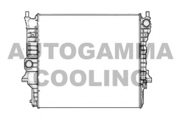 AUTOGAMMA 104649 Радиатор охлаждения двигателя для JAGUAR