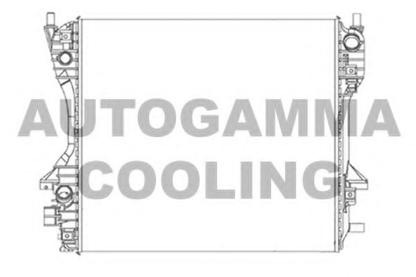 AUTOGAMMA 104650 Радиатор охлаждения двигателя AUTOGAMMA для JAGUAR