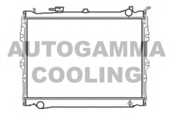 AUTOGAMMA 104679 Радиатор охлаждения двигателя для MAZDA MPV