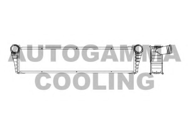 AUTOGAMMA 104699 Радиатор охлаждения двигателя AUTOGAMMA для PORSCHE