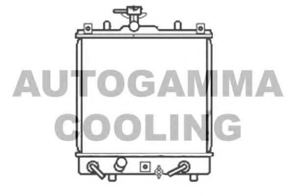 AUTOGAMMA 104700 Радиатор охлаждения двигателя для SUZUKI