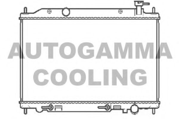 AUTOGAMMA 104860 Радиатор охлаждения двигателя для NISSAN MURANO