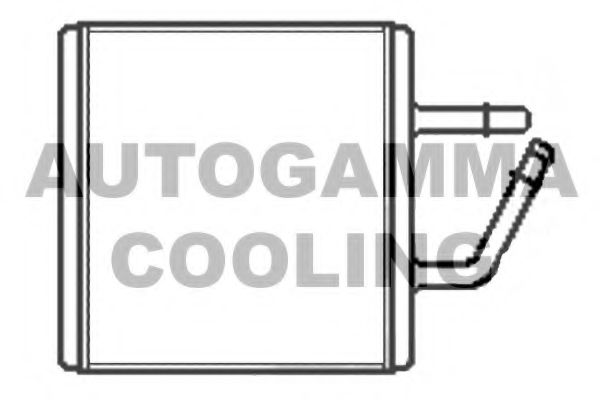 AUTOGAMMA 104878 Радиатор печки для MAZDA