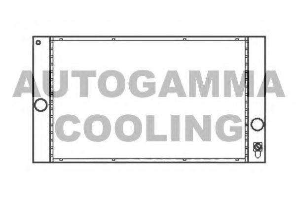 AUTOGAMMA 104928 Радиатор охлаждения двигателя для VOLVO