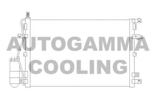 AUTOGAMMA 105039 Радиатор кондиционера для VOLVO XC90
