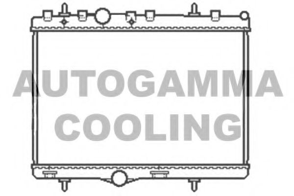 AUTOGAMMA 105040 Радиатор охлаждения двигателя для CITROËN C3