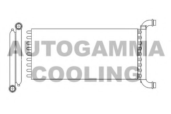 AUTOGAMMA 105104 Радиатор печки для MERCEDES-BENZ SPRINTER