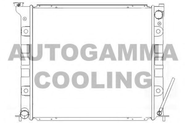 AUTOGAMMA 105118 Радиатор охлаждения двигателя для NISSAN 300 ZX