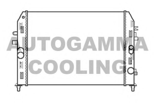 AUTOGAMMA 105167 Радиатор охлаждения двигателя для MAZDA MX-5