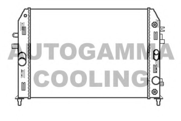 AUTOGAMMA 105168 Радиатор охлаждения двигателя для MAZDA MX-5