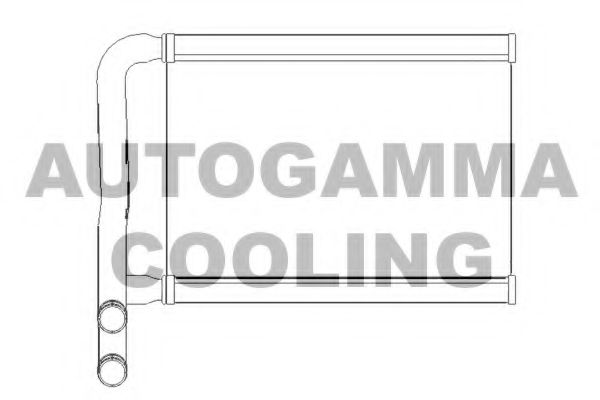 AUTOGAMMA 105273 Радиатор печки для HYUNDAI ACCENT