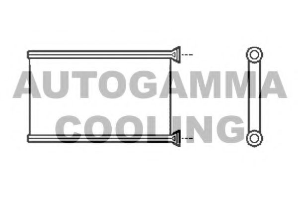 AUTOGAMMA 105303 Радиатор печки для BMW 1