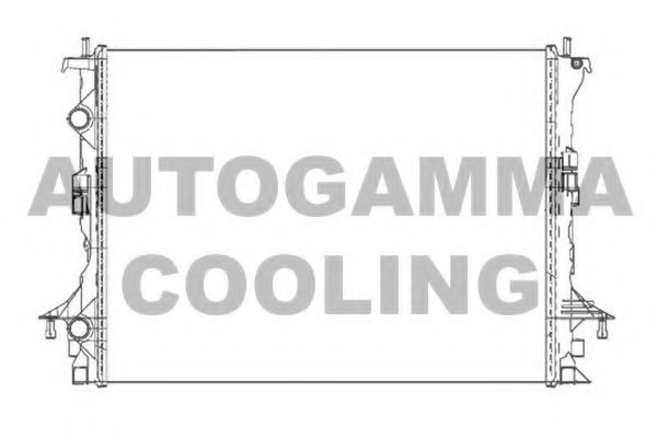 AUTOGAMMA 105306 Радиатор охлаждения двигателя для RENAULT VEL SATIS