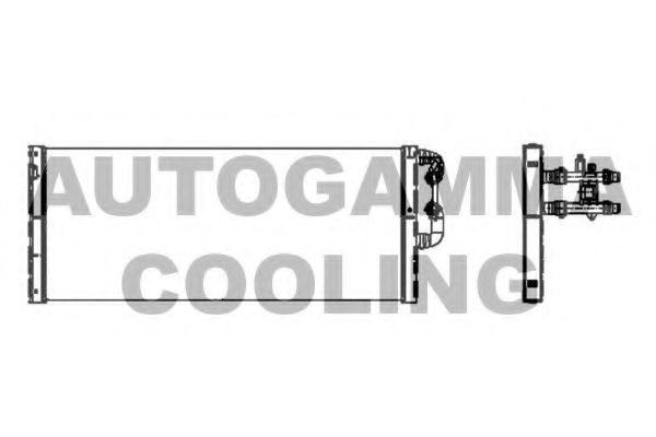 AUTOGAMMA 105313 Радиатор охлаждения двигателя для BMW